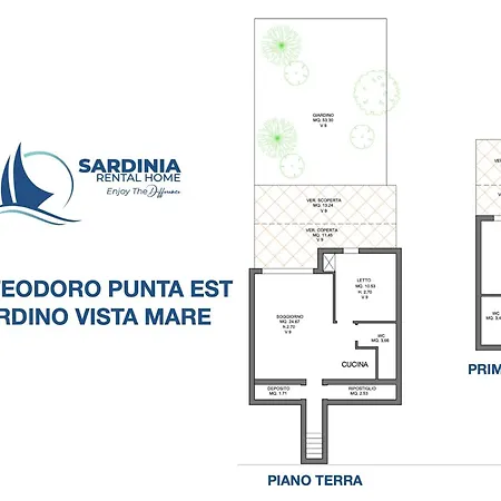 Punta Est - Trilo Lentischio Giardino A 300m Mare * Capo Coda Cavallo